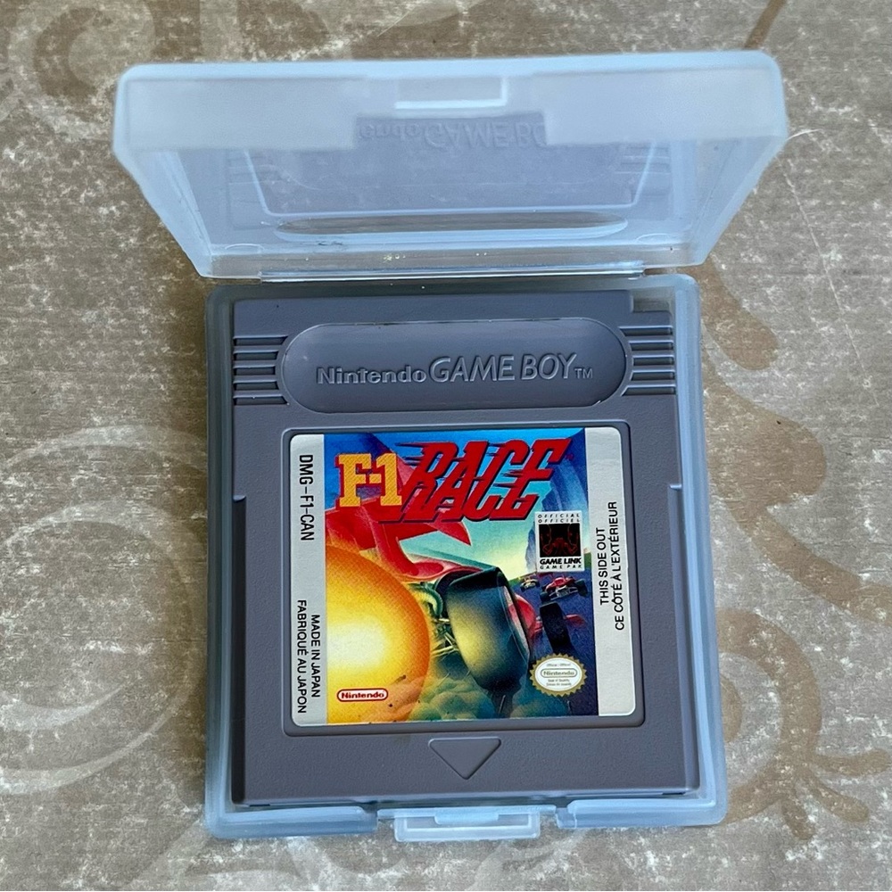 Vintage Original Game Boy F-1 Race Game
